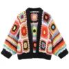 Se6c70d9d6e8942e6a4c60a3365bca4bdP.webp Boho Rhapsody Open-Front Bohemian Crochet Cardigan