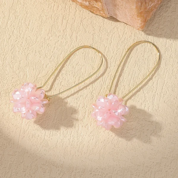 Se781e014c0104072872e64ec7de85a585.webp Blossom Harmony Floral Drop Earrings with Delicate Gold Wire