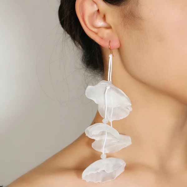 Se9e2c623cfee4217b329a30828eab891a.webp Floral Cascade Statement Dangle Earrings
