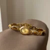 Se9e750ce97ba46d29f1c940b042f74b2w.webp Elysian Gemstone Embellished Wristwatch with Bracelet Strap
