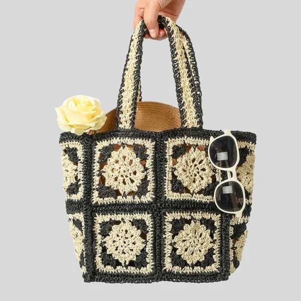 Secae7b25f85a4e6dbe423f7cff18ad6aD.webp The Palma Straw Tote Heritage Bag