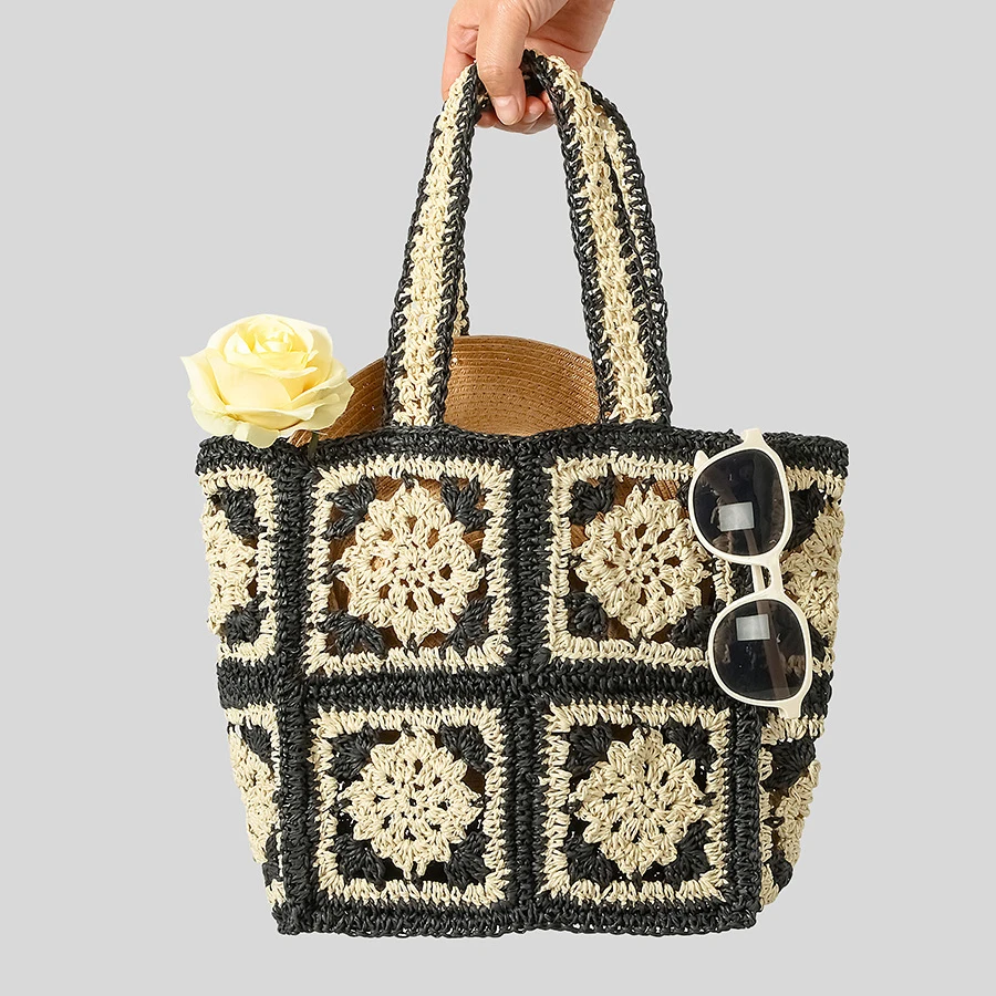The Palma Straw Tote Heritage Bag