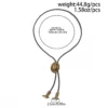 Sef5d6712b5b04b689b7e0c05290718f62.webp Frontier Adventure Western Bolo Tie with Hat and Boot Accents