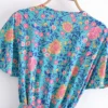 Summertime Flirt Floral Wrap Dress with Tie Waist
