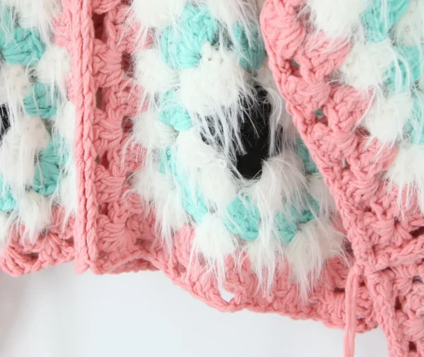 Sf2e2290ca7fc4924a2b61db026f5182bG.webp Festival Finesse Tie-Front Boho Cardigan with Crochet Floral Details