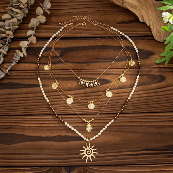 Sf3295e2e50fc44569dc6c5667026052cf.webp Celestial Traveler Layered Necklace Set