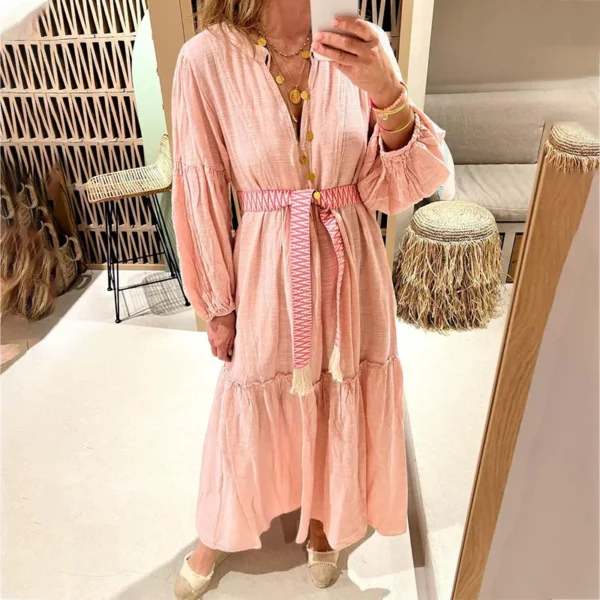 Sf36edfb2ea0a411e91e15c530b55f79bL.webp Rosehaven Cotton Linen Boho Maxi Dress