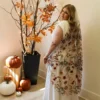Sf4e6c381d74d49069c2f71ec3b675294F.webp Autumn Embrace Floral Embroidered Veil