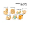 Sfd44b00154d44bd4a04d4eb4399816bbe.webp Goddess Layered 7 pcs Set Irregular Gemstone Rings