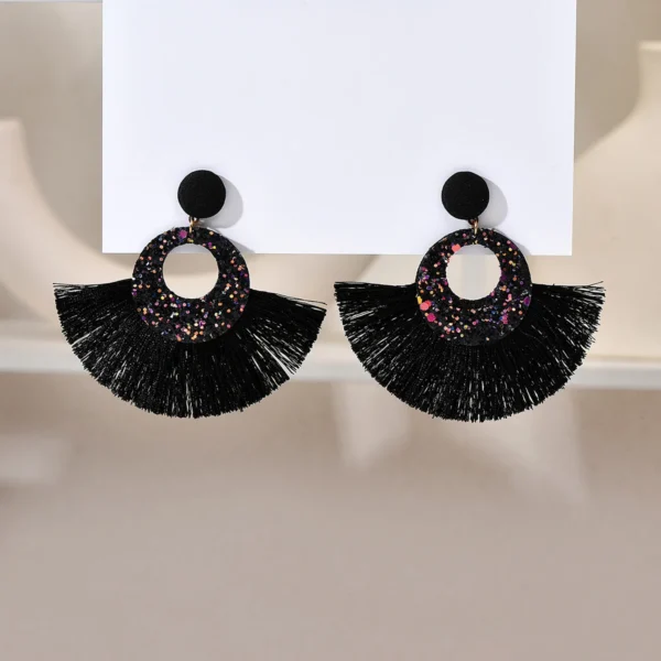 Sfdf52e31adf147c8ba8ed0cf73baefd5L.webp Dreamy Iridescent Stardust Fan Shaped Earrings