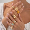 Sfe905b14740343f98a6bded011bb376aj.webp Goddess Layered 7 pcs Set Irregular Gemstone Rings