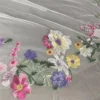 Sfedd0b88fdc44213acff4e70daa32e74G.webp The Bellflower Veil, a cathedral wedding veil with three-dimensional embroidered wildflowers along the hem