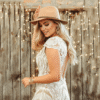 The Canyon Gown — Rustic Lace Wedding Dress with Open Back 2 The Canyon Gown — Rustic Lace Wedding Dress with Open Back