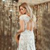 The Canyon Gown — Rustic Lace Wedding Dress with Open Back 3 The Canyon Gown — Rustic Lace Wedding Dress with Open Back