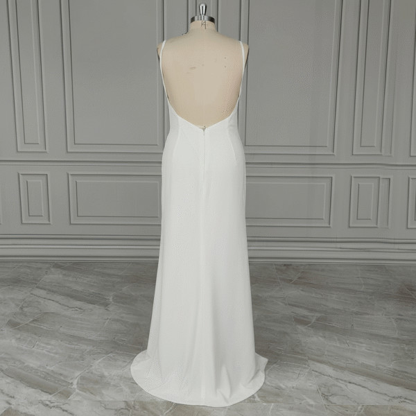 navy blue dress for baby girl Open Back Wedding Dresses main image 1
