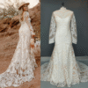 The Folklore Gown — Boho Long Sleeve Lace Wedding Dress The Folklore Gown — Boho Long Sleeve Lace Wedding Dress