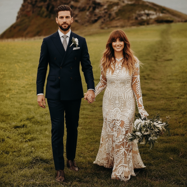 The Folklore Gown — Boho Long Sleeve Lace Wedding Dress 4 The Folklore Gown — Boho Long Sleeve Lace Wedding Dress
