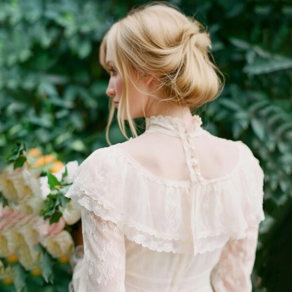 Timeless Grace Victorian Long Sleeve Lace Wedding Dress