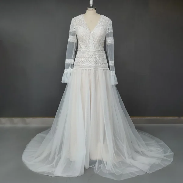 Udbcb202011ad42978b9fc0d2def584032.webp Celestial Sands Long Sleeve Lace Gown
