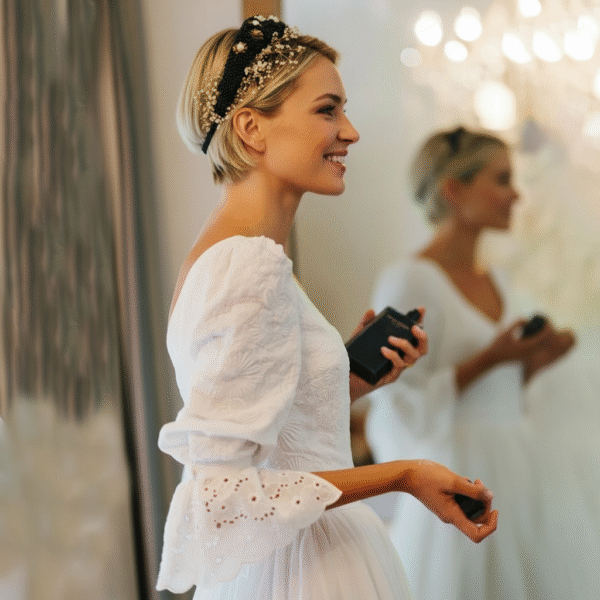female_athlete_long_jump_swapped Vintage Broderie Anglaise Wedding Dress with Tiered Eyelet Lace Skirt