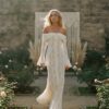 photo_1781371892_1278 The Golden Hour Gown — Off Shoulder Lace Wedding Dress with Bell Sleeves