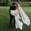 photo_1790599171_7522 Sevilla Mantilla Lace Wedding Veil – Ivory Cathedral Veil with Floral Eyelash Lace – Spirit & Rebel