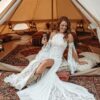 spirit_canvas_tent_intimacy Western Boho Wedding Dress with Detachable Flare Sleeves