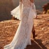 spirit_canyon_wanderer Western Boho Wedding Dress with Detachable Flare Sleeves
