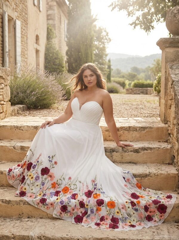 spirit_weathered_stone_farmhouse (3) Ethereal Garden Plus Size Wedding Dress