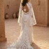 spirit_western_bride_in_adobe_courtyard (2) The Open Range Bride - Western Lace Wedding Dress