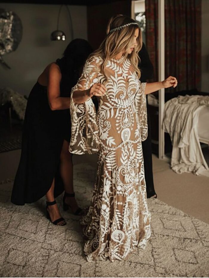Meadow Muse Bohemian Bridal Gown