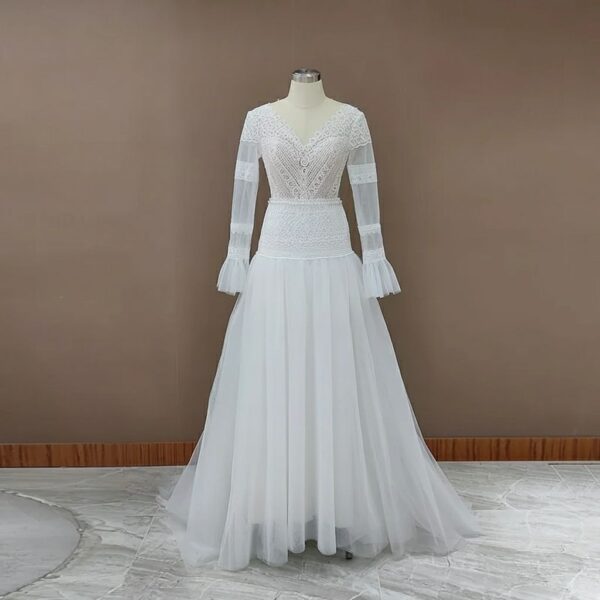 ai-edited-1772913869996-4 Celestial Sands Long Sleeve Lace Gown