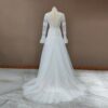 ai-edited-1772913875917-7 Celestial Sands Long Sleeve Lace Gown