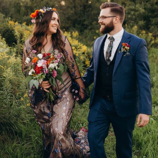 ai-edited-1772917752045-3 Botanical Plus Size Boho Wedding Dress with Long Sleeves
