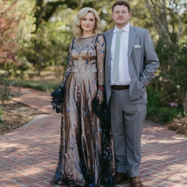 plus size boho wedding dresses Plus Size Boho Wedding Dress: Ruffled Flutter Sleeves, Raw Cotton A-line - Beata