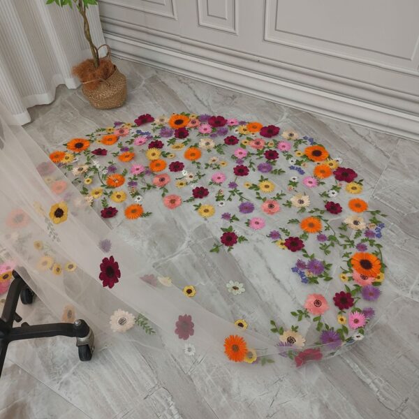 ai-edited-1772985211895-4 2.5 Meters 3D Embroidery Floral Veil