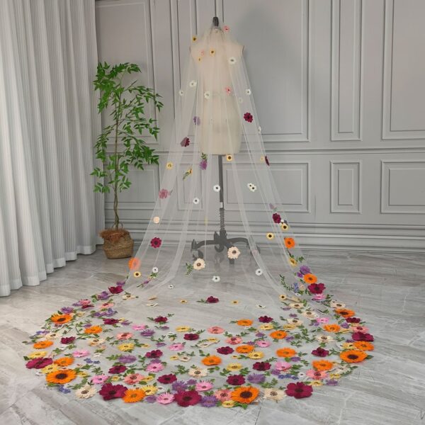 ai-edited-1772985215427-6 2.5 Meters 3D Embroidery Floral Veil