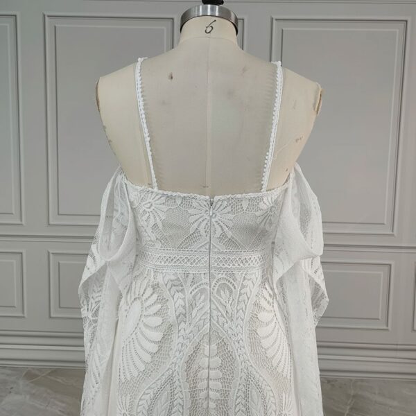 ai-edited-1772993490017-22 Western Boho Wedding Dress with Detachable Flare Sleeves