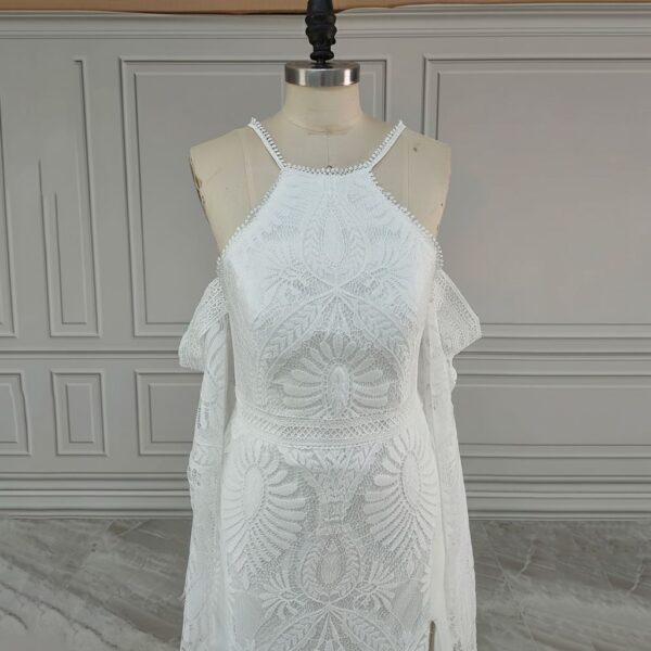 ai-edited-1772993491273-23 Western Boho Wedding Dress with Detachable Flare Sleeves