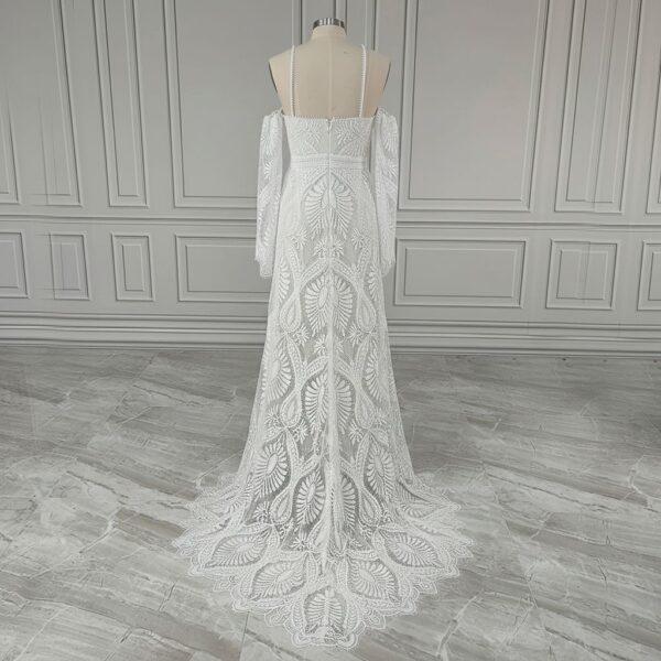 ai-edited-1772993500178-28 Western Boho Wedding Dress with Detachable Flare Sleeves