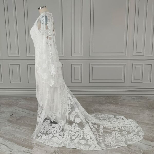 ai-edited-1774214686085-8 The Open Range Bride - Western Lace Wedding Dress