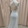 ai-edited-1776006547384-3 Halter Neck Wedding Dress, Floral Lace Bridal Gown, Open Back Fishtail Dress