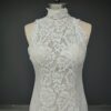 ai-edited-1776006570212-14 Halter Neck Wedding Dress, Floral Lace Bridal Gown, Open Back Fishtail Dress