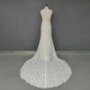 ai-edited-1776006572251-15 Halter Neck Wedding Dress, Floral Lace Bridal Gown, Open Back Fishtail Dress