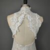 ai-edited-1776006574196-16 Halter Neck Wedding Dress, Floral Lace Bridal Gown, Open Back Fishtail Dress