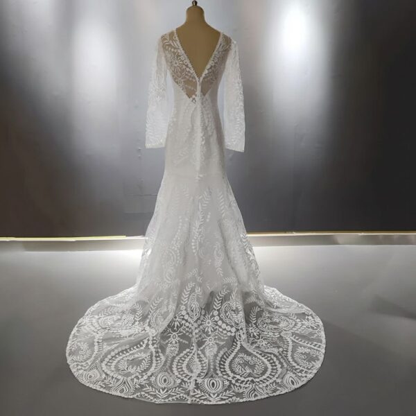 ai-edited-1776170521999-2 The Folklore Gown — Boho Long Sleeve Lace Wedding Dress