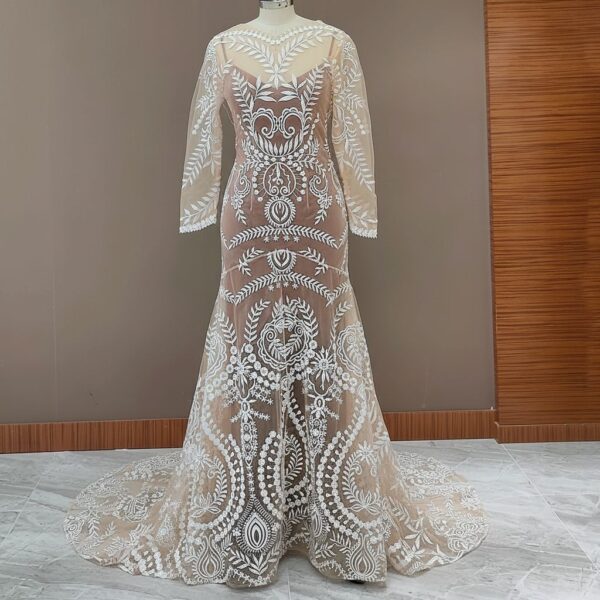 ai-edited-1776170534536-8 The Folklore Gown — Boho Long Sleeve Lace Wedding Dress