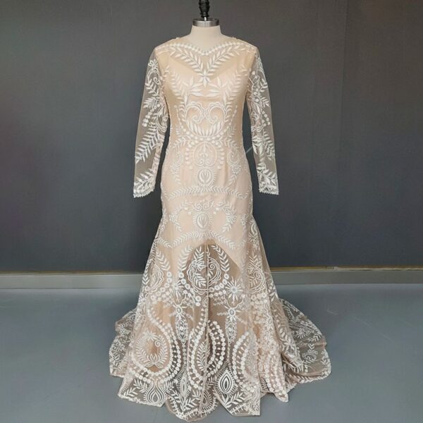 ai-edited-1776170538885-10 The Folklore Gown — Boho Long Sleeve Lace Wedding Dress