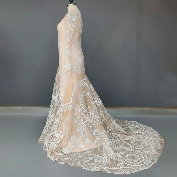 ai-edited-1776170542270-12 The Folklore Gown — Boho Long Sleeve Lace Wedding Dress