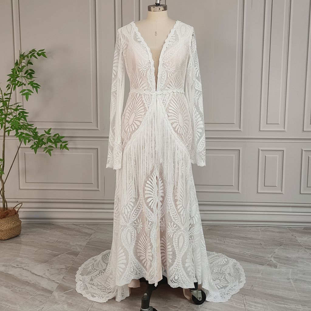 chinese dress ladies Vintage Floral Lace Off Shoulder Maxi Dress